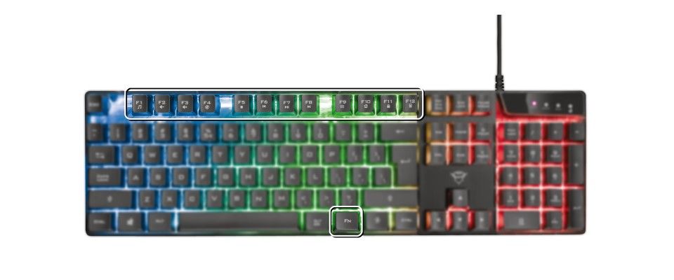 Trust GXT 838 Azor Keyboard and Mouse Set Feature 3