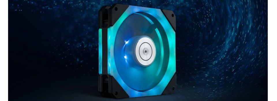 EK Quantum Impulse 120 D-RGB Cooling Fan - Black Feature 2