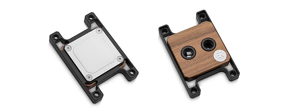 EK-Quantum Magnitude AM4 Lignum Edition Water Block - Walnut Feature 1