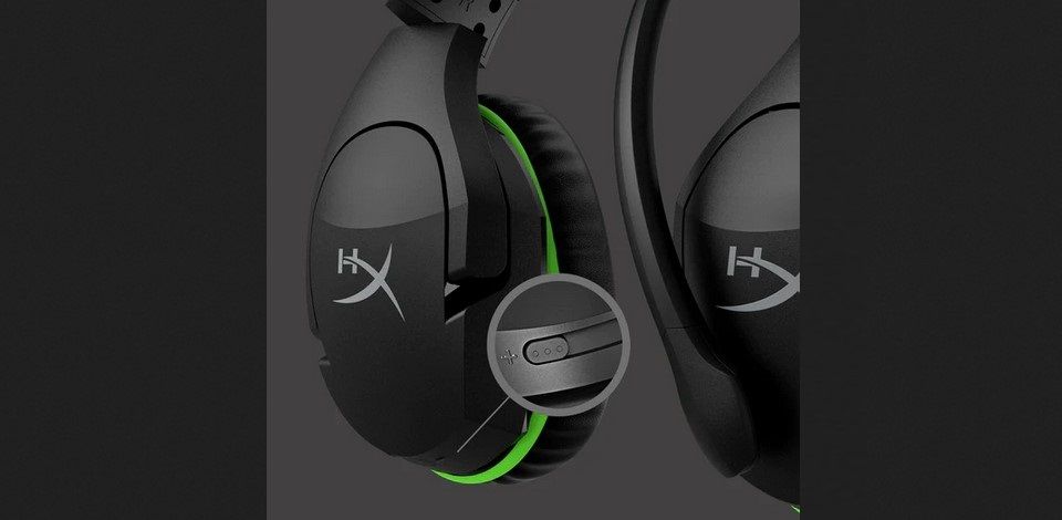 HyperX Cloud Stinger Gaming Headset - Black/Green Feature 5