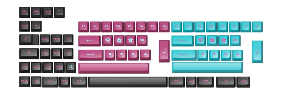 AKKO Midnight 178-Key Keycap Set - ASA Feature 2