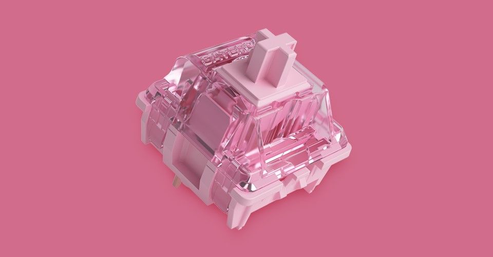 Akko Gateron Pink (Lubed) Switches - 45 Pieces Feature 1