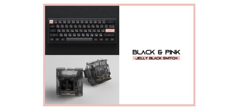 Akko ACR61 Black & Pink Keyboard Bundle Feature 1