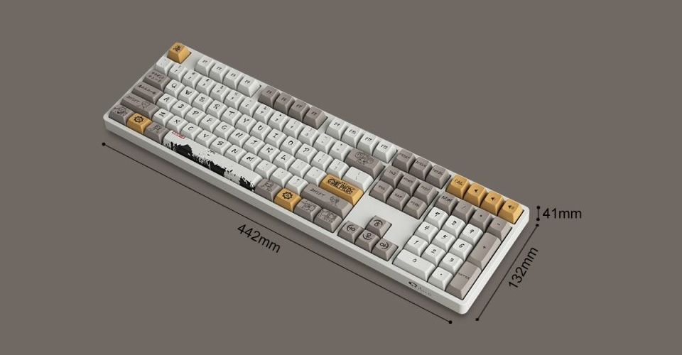 Akko 5108S One Piece Calligraphy CS Sakura Switch OSA Profile PBT Dye-Sub Keyboard Feature 2