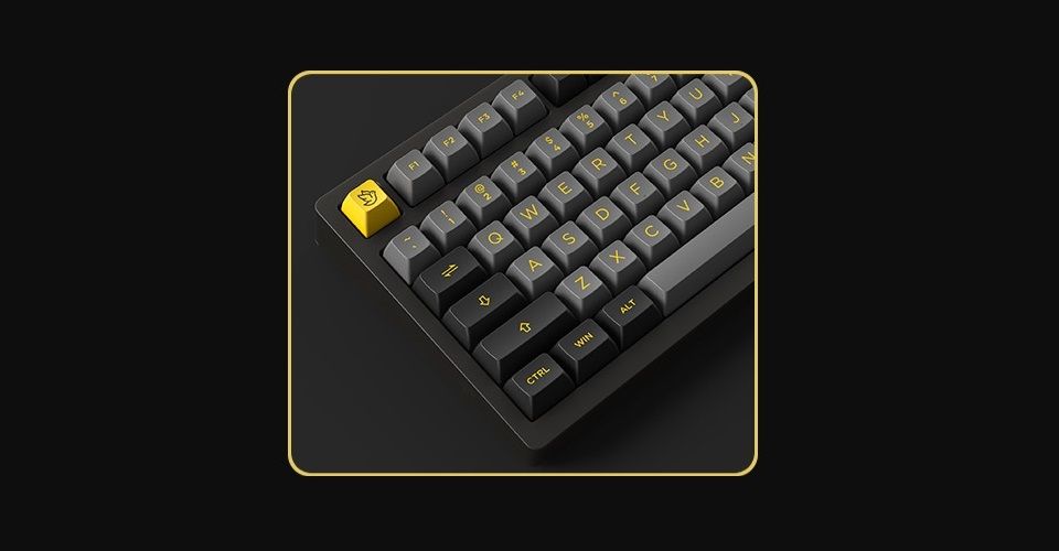 Buy Akko PC75B Plus Black/Gold Wireless RGB Hot-Swap Crystal