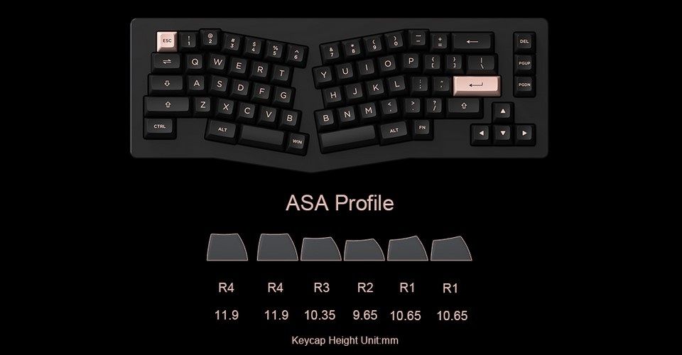 Akko ACR Pro Alice Plus CS Crystal Keyboard - Spray Painted Black Feature 3