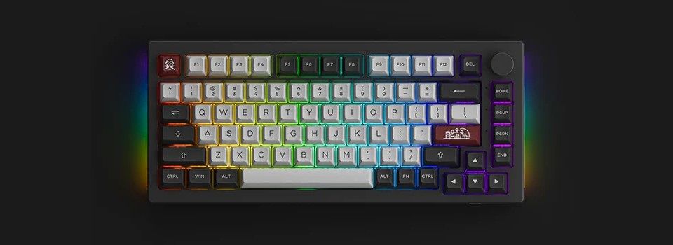 Akko 5075B Plus Dracula Castle Multi-Mode RGB Hot-Swap Haze Pink Silent Switch Keyboard Feature 1