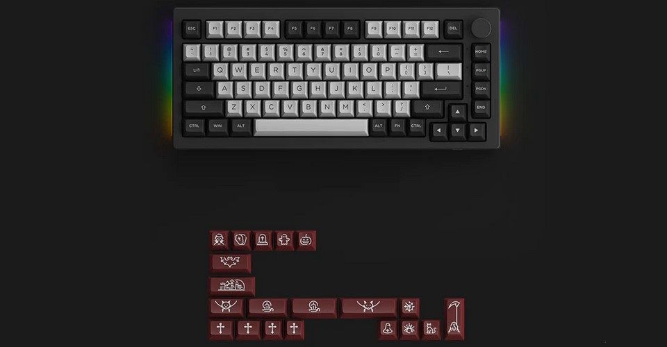 Akko 5075B Plus Dracula Castle Multi-Mode RGB Hot-Swap Haze Pink Silent Switch Keyboard Feature 2