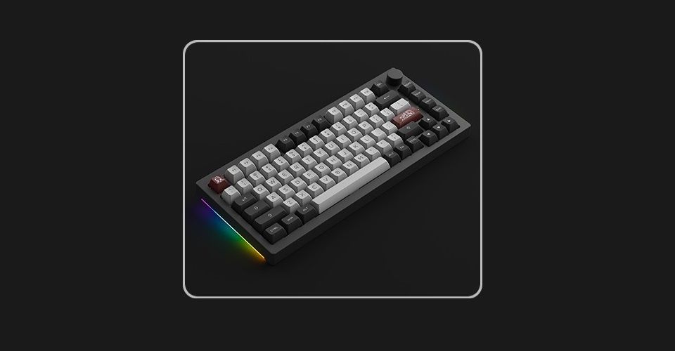 Akko 5075B Plus Dracula Castle Multi-Mode RGB Hot-Swap Haze Pink Silent Switch Keyboard Feature 4