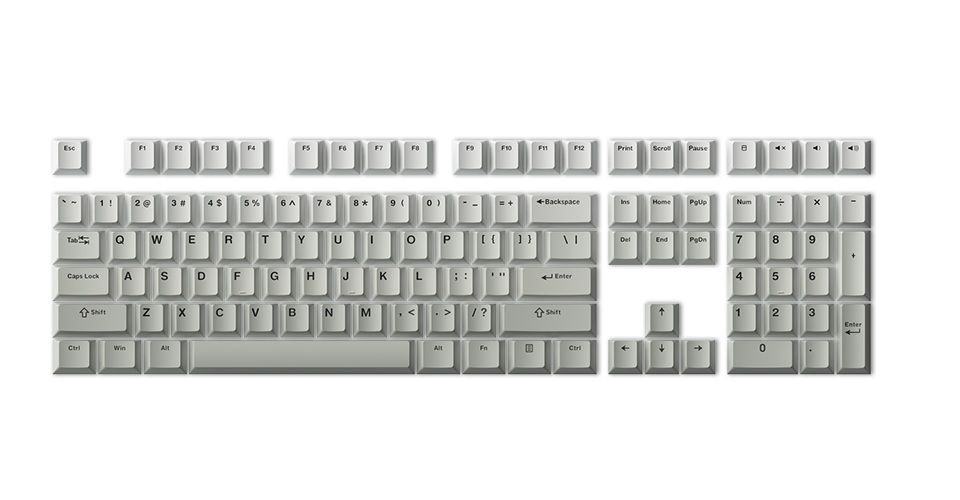 Akko Keycap Set (132-Key) - Cool Grey Feature 2