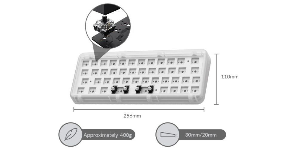 Akko ACR TOP 40 Barebone Keyboard Feature 5