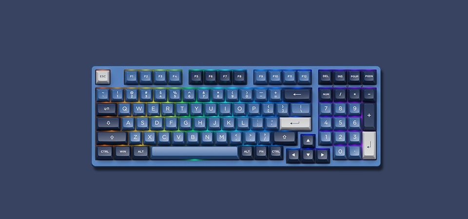Akko 3098B Ocean Star Multi-Mode CS Crystal Keyboard Feature 1