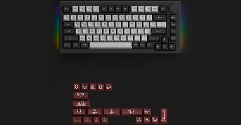 Akko 5075B Dracula Castle Multi-Mode CS Crystal Switch Keyboard Feature 1