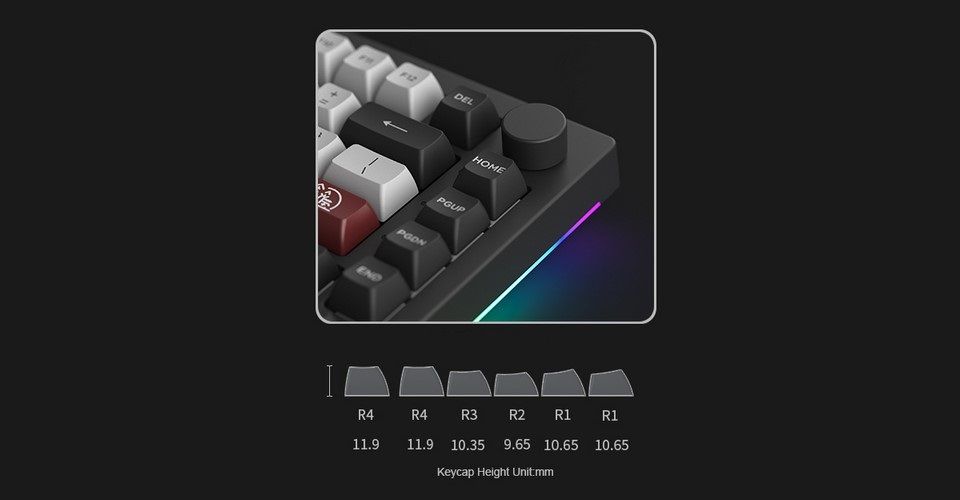 Akko 5075B Dracula Castle Multi-Mode CS Crystal Switch Keyboard Feature 2