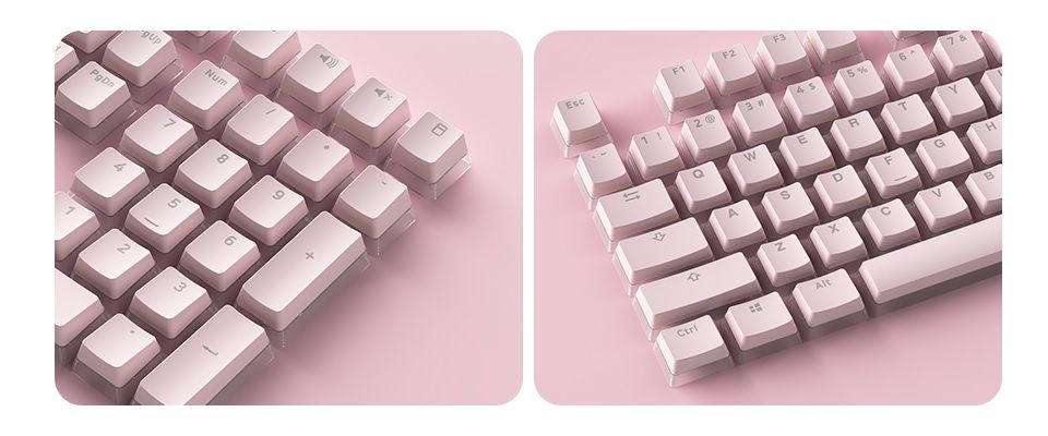 Akko Sakura Jelly Keycap Set - 108 keys Feature 1