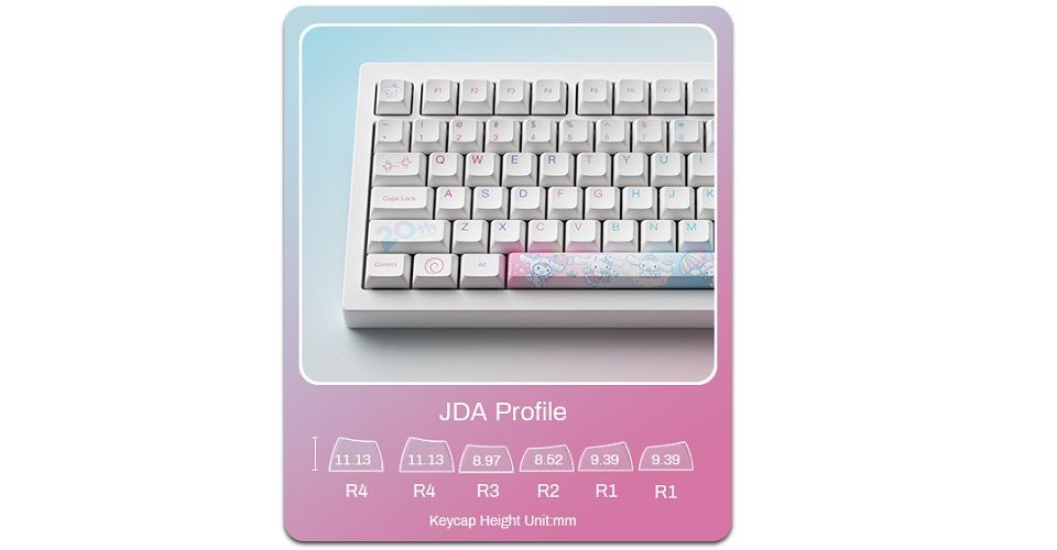 AKKO Cinnamoroll 5108B RGB Wireless Bluetooth Hot-Swappable Mechanical  Keyboard