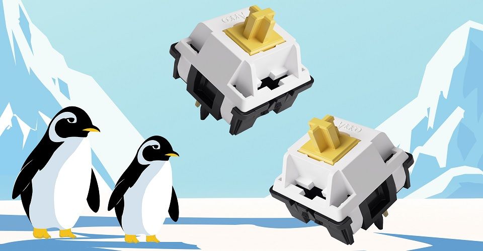 Akko Penguin Pro Silent Tactile Switches - 45 Pieces Feature 1