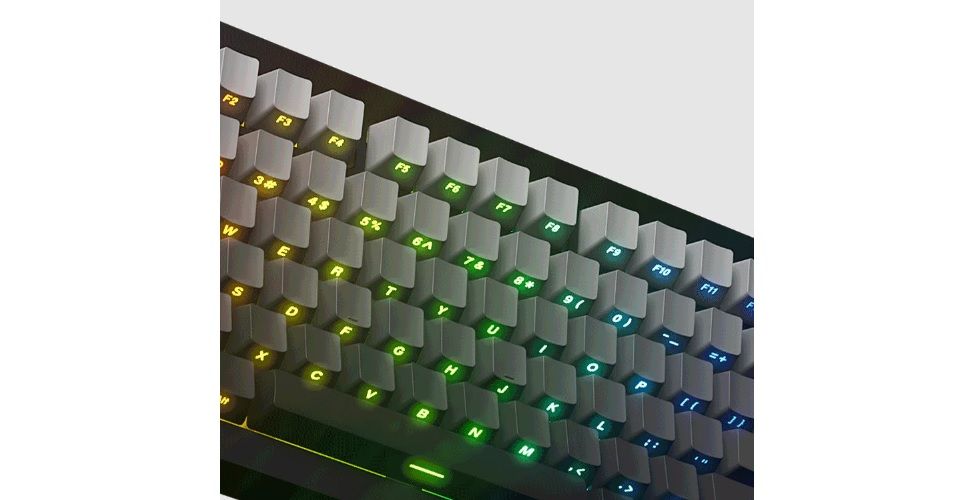 MonsGeek M1 HE-SP Cream Yellow Magnetic Switch OEM Profile PBT Double-Shot RGB Mechanical Keyboard - Black Feature 6