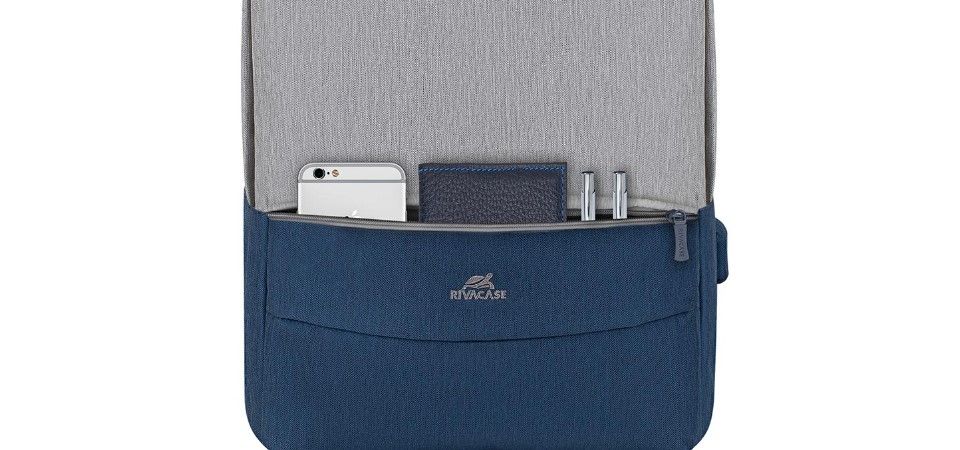 Rivacase 7562 Prater Backpack Grey/Dark Blue Feature 1