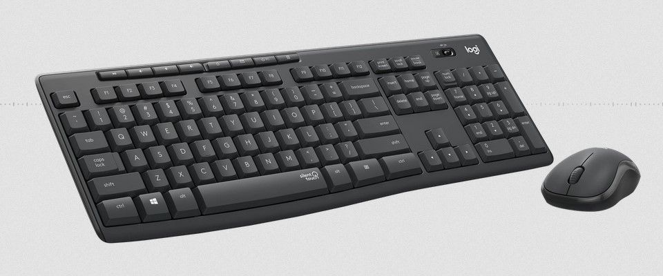 Logitech MK295 Silent Wireless Keyboard and Mouse Combo Feature 1