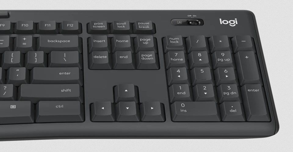 Logitech MK295 Silent Wireless Keyboard and Mouse Combo Feature 2