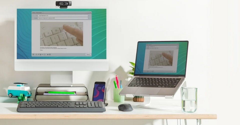 Logitech Signature K650 Wireless Keyboard with Palm-Rest - Off-White Feature 2