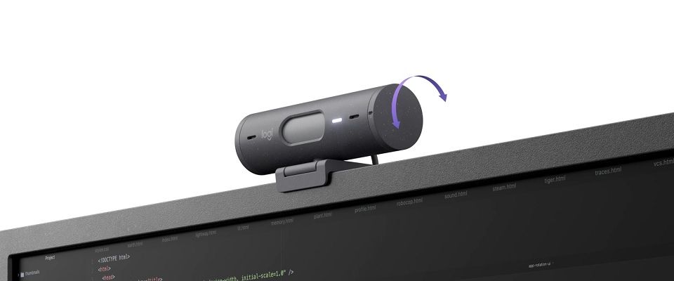 Logitech Brio 500 Full HD 1080p Webcam - Graphite Feature 4