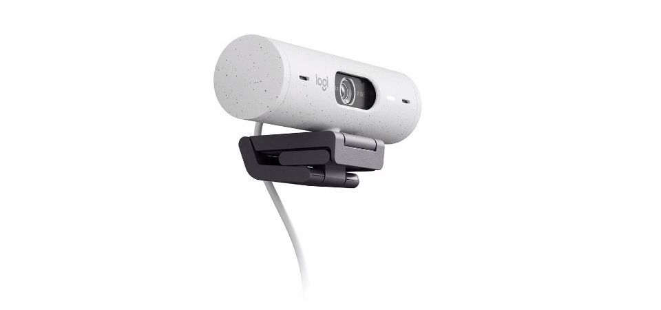 Logitech Brio 500 Full HD 1080p Webcam - White Feature 1