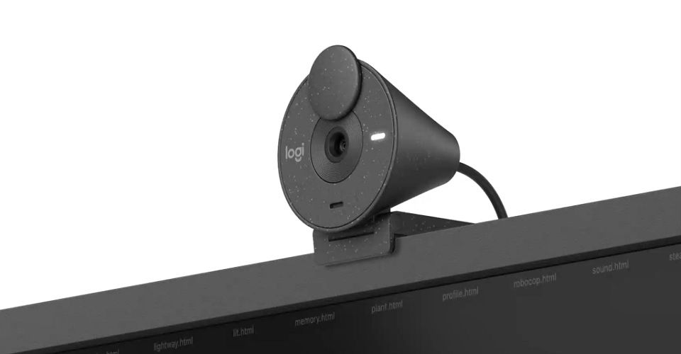 Logitech Brio 300 USB-C Webcam - Graphite Feature 5