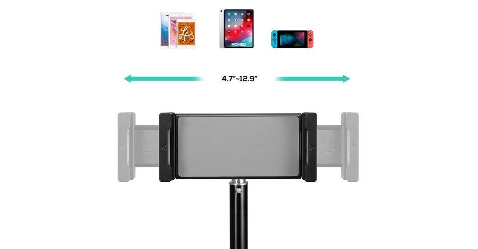 Mbeat Activiva Universal Tablet & Smartphone Tripod - Black Feature 2