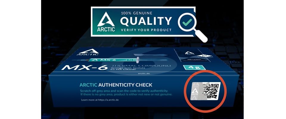 ARCTIC MX-6 – Simply the Paste – Ultimate Performance Thermal Paste 