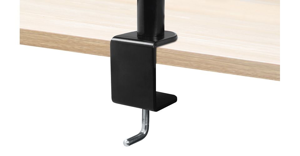 Arctic Z2 (Gen 3) Desk Mount Dual Monitor Arm with USB Hub - Matt Black Feature 5