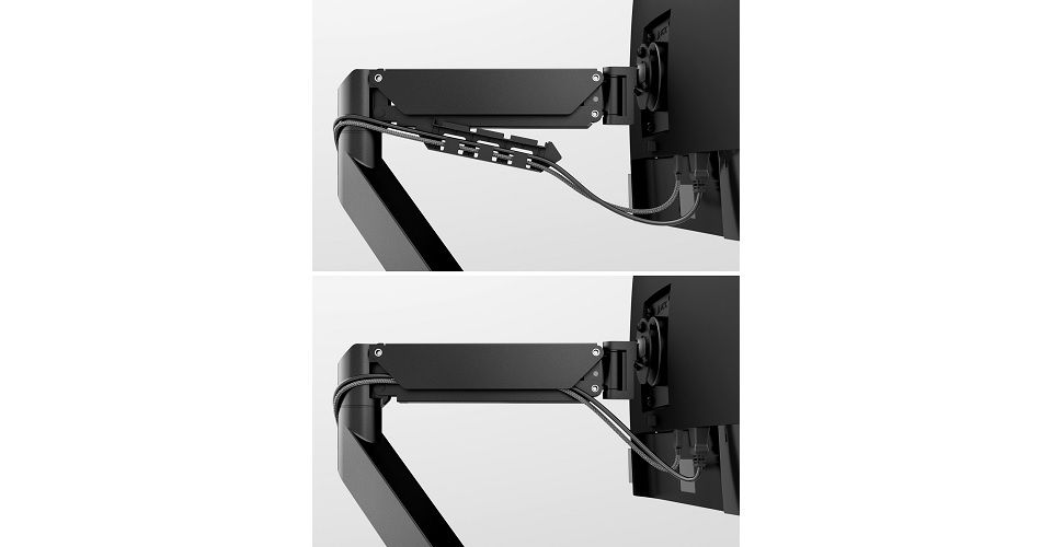 Arctic X1-3D Desk Mount Gas Spring Monitor Arm - Matt Black Feature 4