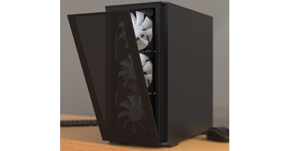 Montech AIR 100 ARGB Case - Black Feature 1