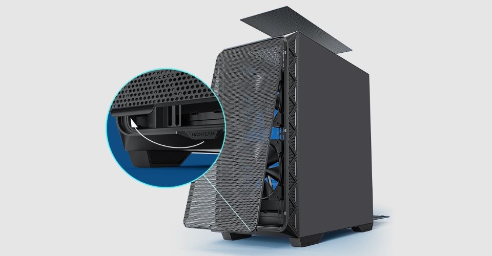 Montech Air 903 BASE Case - Black Feature 2