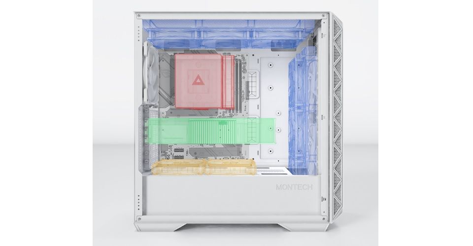 Montech Air 903 BASE Case - White Feature 4