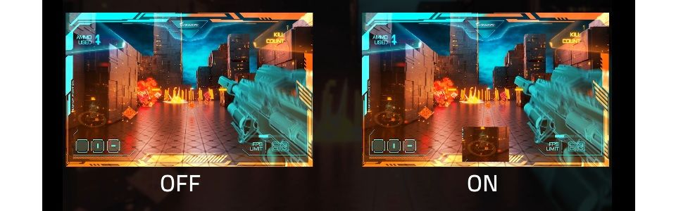 Gigabyte AORUS ELITE FO27Q24G QHD 240Hz G-Sync HDR OLED 26.5in Gaming Monitor Feature 1