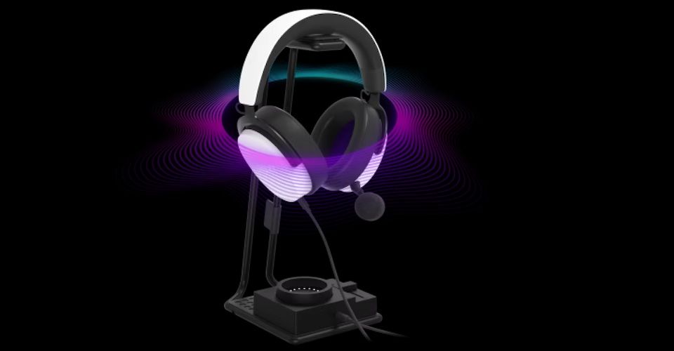 NZXT SwitchMix USB Voice/Gaming Headset Stand - Black Feature 3