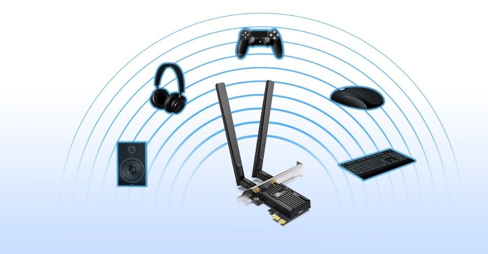 TP-Link AX3000 Wi-Fi 6 Bluetooth 5.2 PCIe Adapter Feature 3