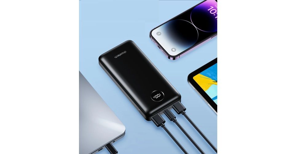 Choetech B653 PD45W 20000mAh USB-C 3-Port Power Bank Feature 2