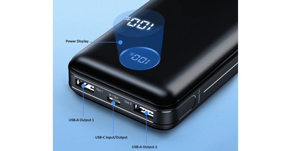 Choetech B653 PD45W 20000mAh USB-C 3-Port Power Bank Feature 7