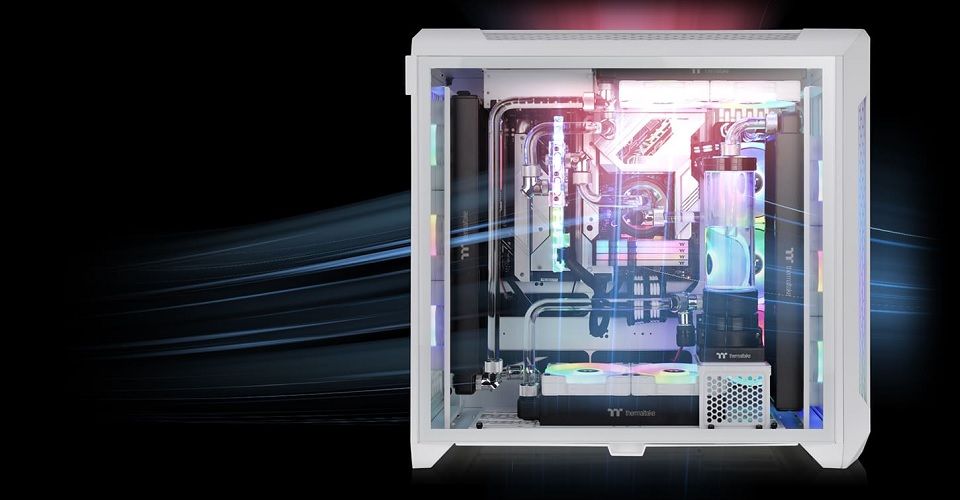 Thermaltake CTE C750 Air Tempered Glass Full Tower Case - Snow White Feature 1