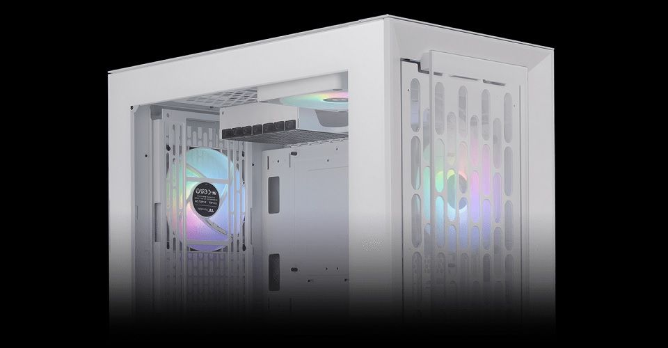 Thermaltake CTE T500 ARGB Tempered Glass Full Tower Case - Snow White Feature 4