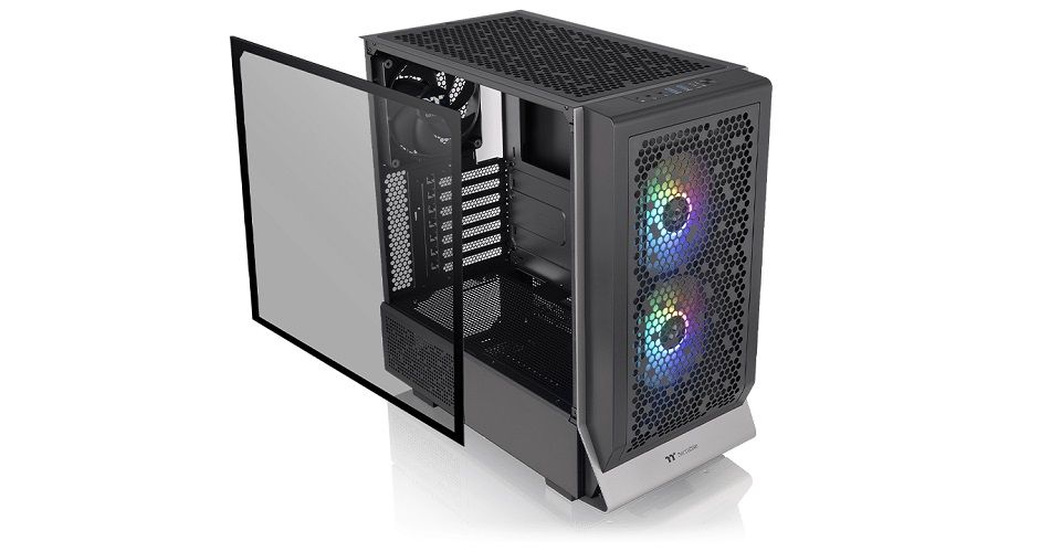 Thermaltake Ceres 300 TG ARGB Mid Tower E-ATX Case - Black Feature 3