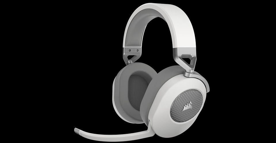 Corsair HS65 Wireless Gaming Headset - White Feature 5