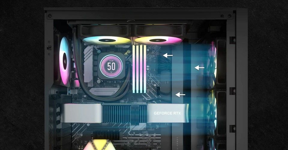  Corsair 5000D RGB Mid-Tower Case - 3X AF120 RGB Fans