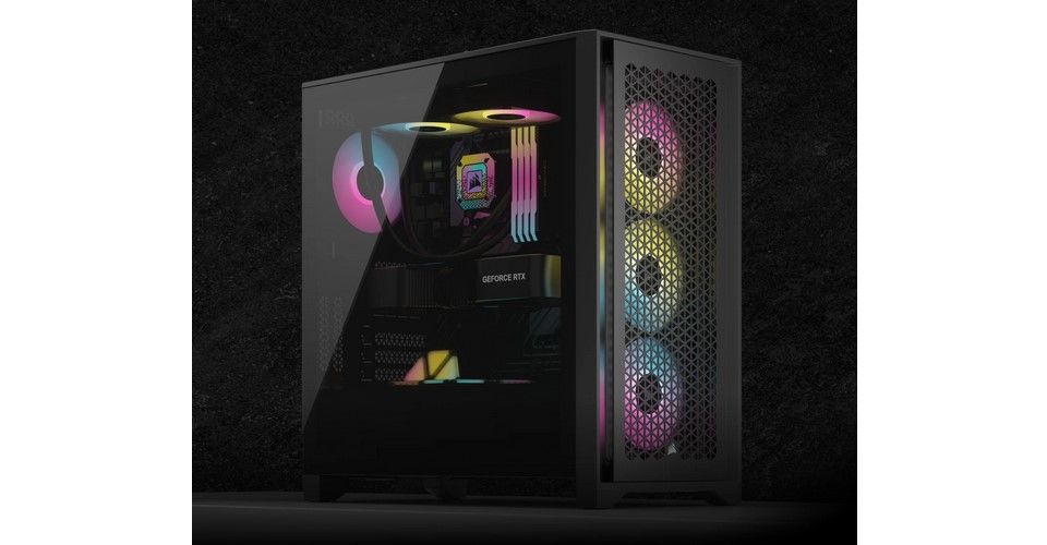 Corsair iCUE 4000D RGB Airflow Mid-Tower Case - True White Feature 7