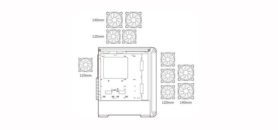 Cougar Archon 2 Mesh RGB Case - White Feature 6