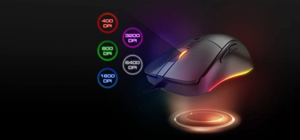 Cougar Surpassion EX Ergonomic RGB Gaming Mouse Feature 5