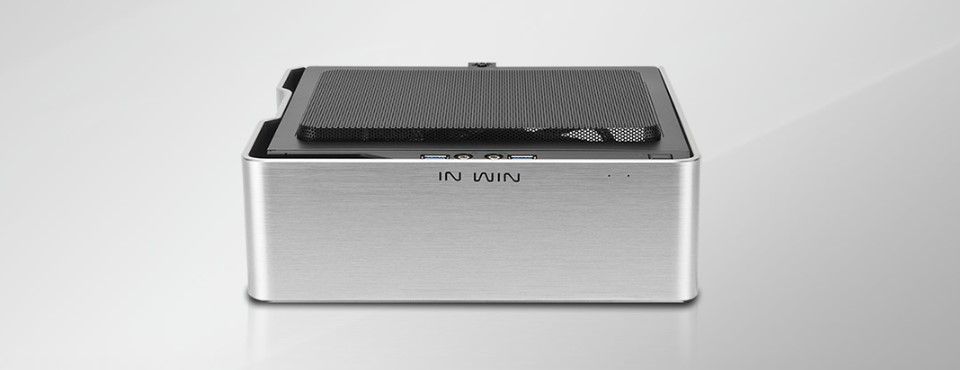InWin Chopin Mini-ITX Chassis with 150W PSU - Silver Feature 3